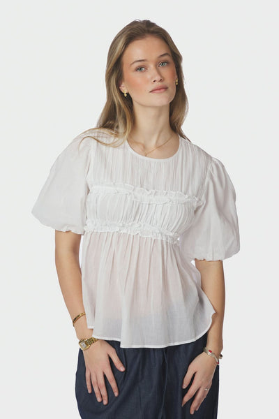 Kiril S Voile Blouse White - 166388 Thumbnail