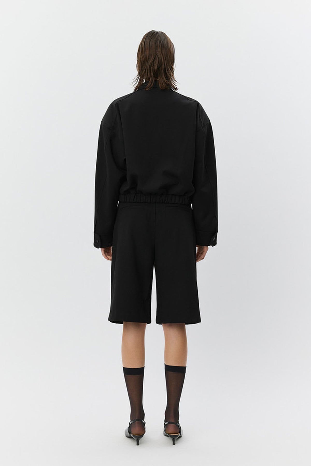 LUZYSW SHORT BOMBER JACKET 1000 Black - S261271