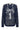 Lace Football V- Blouse Navy - HL10468