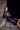 Lace Football V- Blouse Black - HL10468