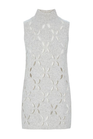 Lantern Ærmeløs bluse WHITE MARBLE - 259-1079-5553
