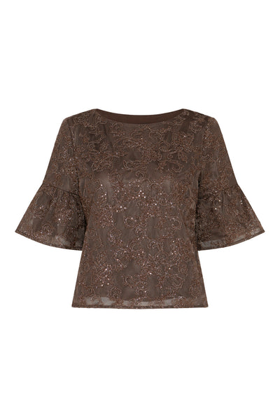 PholidoBBCarlie blouse Brown - BBW5173 Thumbnail