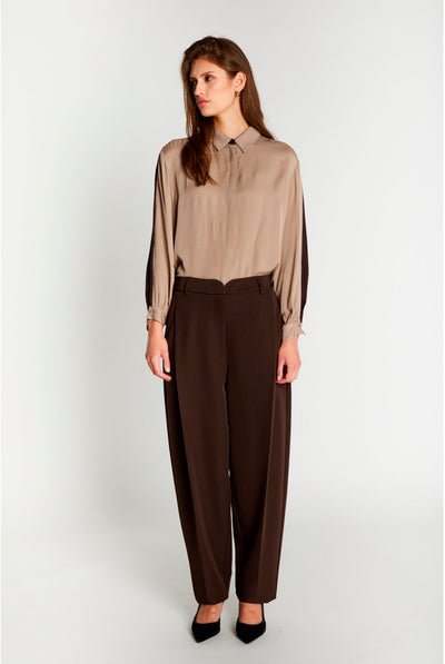 RubySusBBJonat pants Dark brown - BBW5203 Thumbnail
