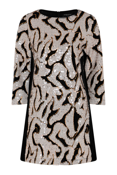BetelBBKata dress Black cream - BBW5199 Thumbnail