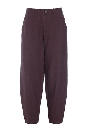 Lazy linen bukser RAISIN - 261-2141-4053