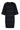 Lazy linen kjole med paneler Black - 261-2141-5559