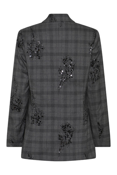StachysBBTuxana blazer Dark Check - BBW5261 Thumbnail