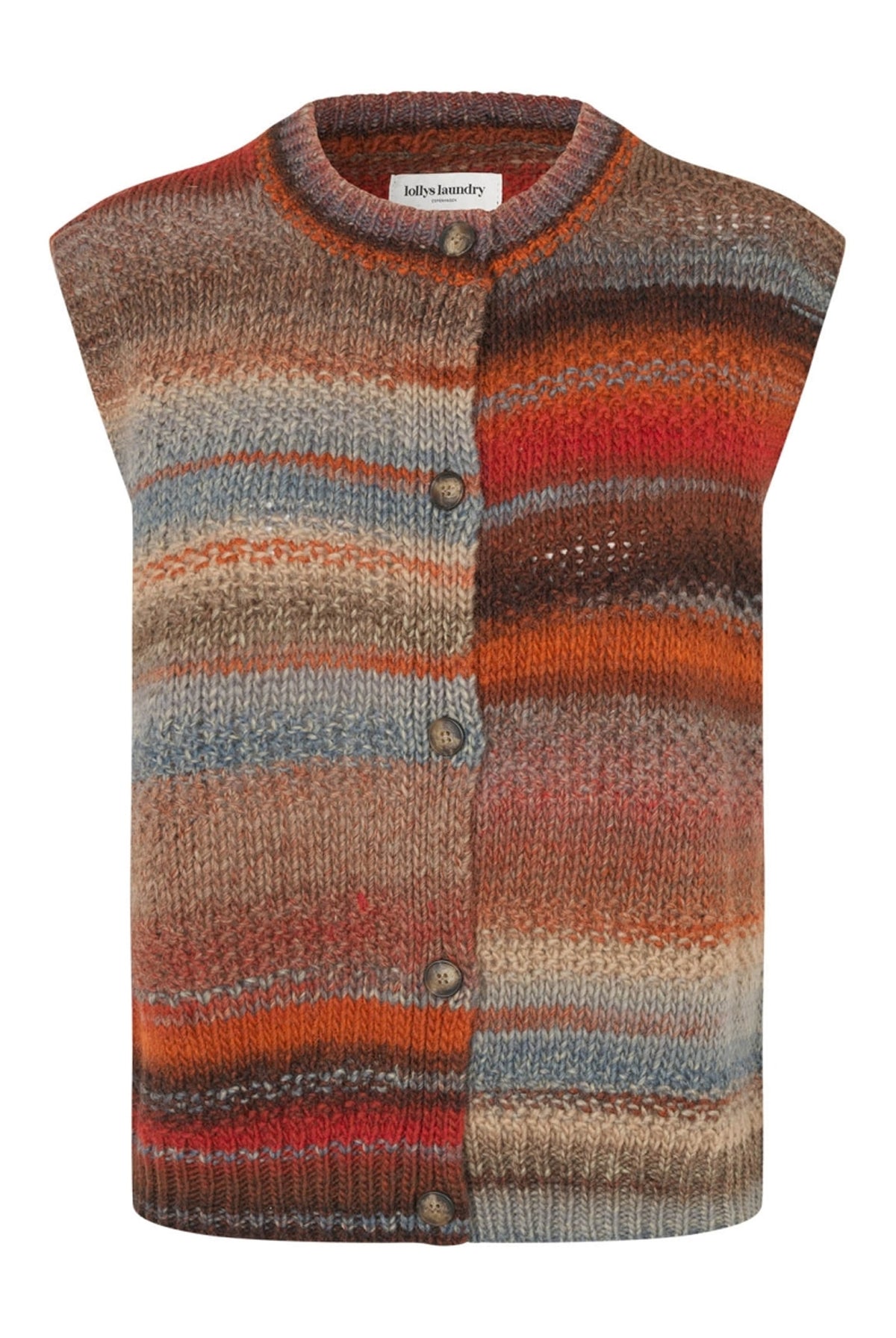 NynneLL Knit Vest SL 54 Rust - 26466-5009