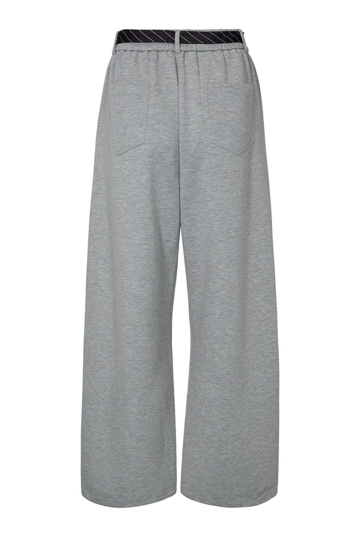 Maxi Split Tie Pant Grey Melangé - HL10923
