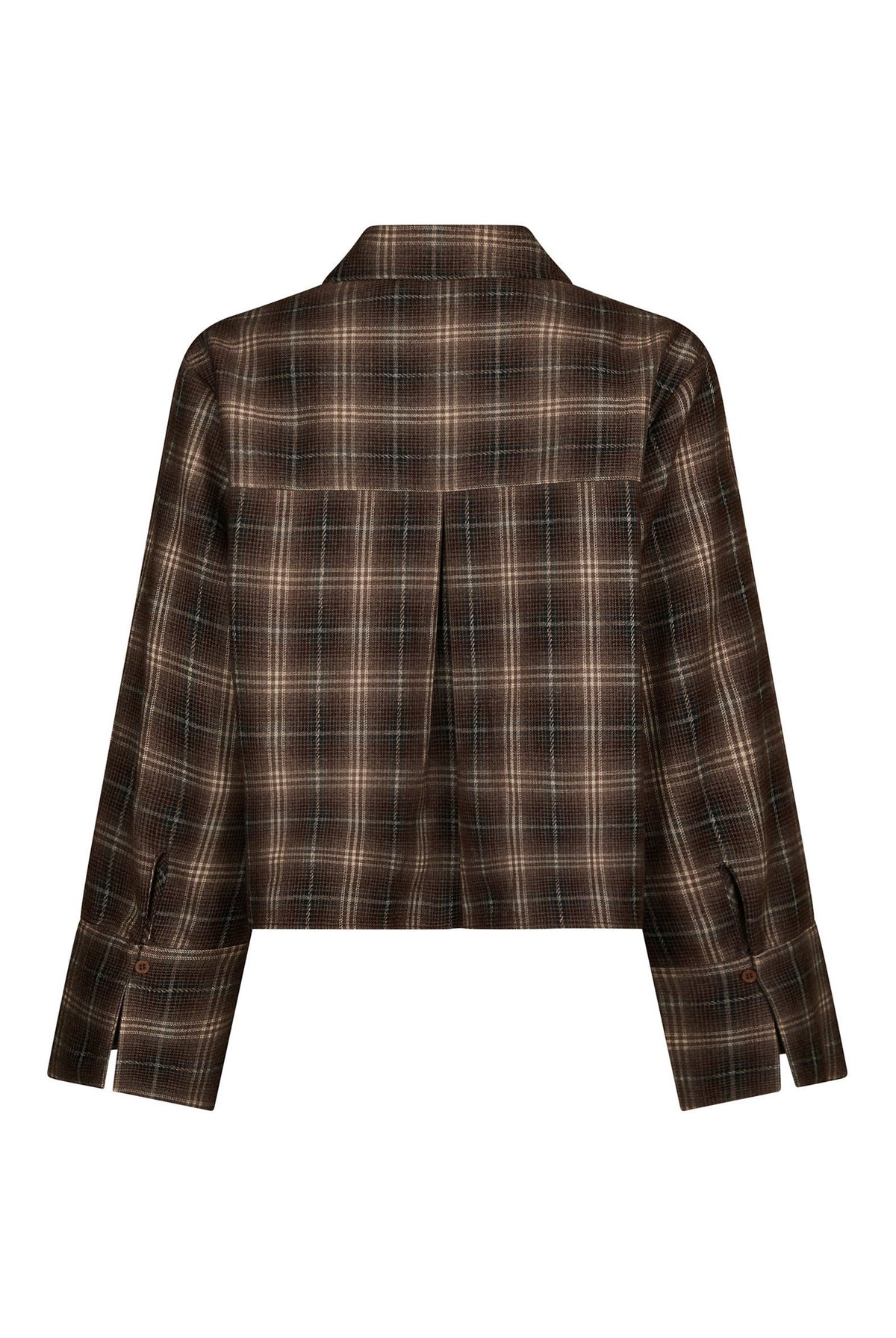 Jaylin Flannel Check Shirt DARK TAUPE - 171705