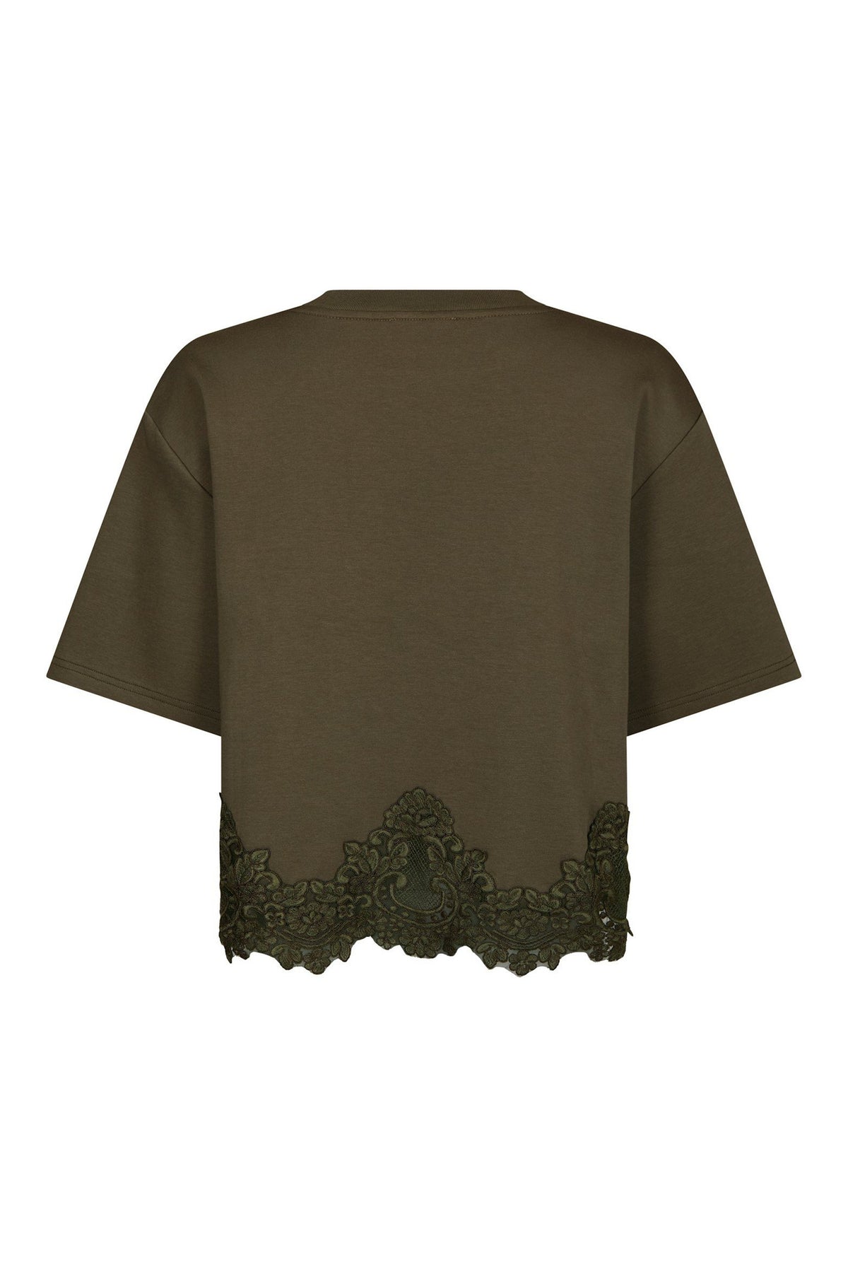 Iria Lace Tee ARMY - 170063