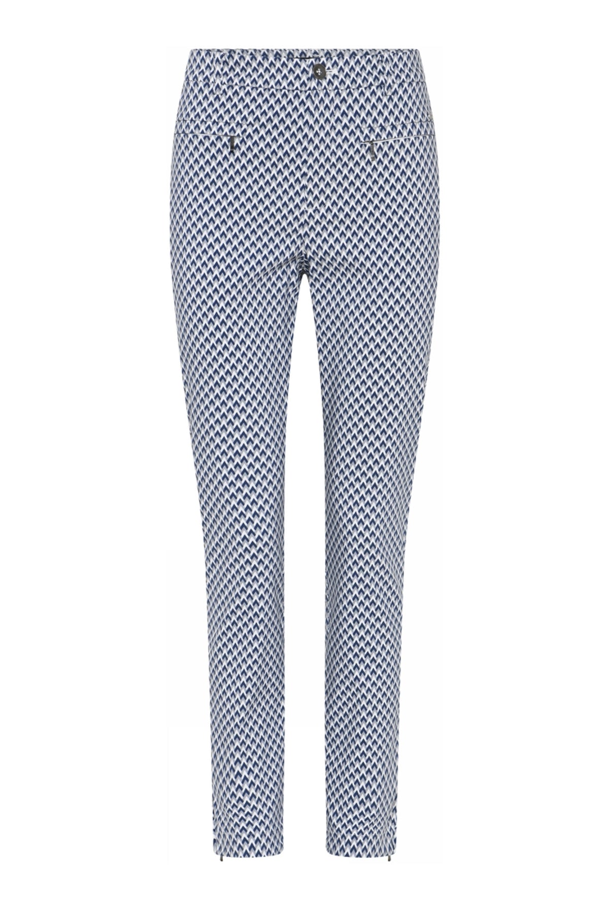 Lina Print 6661-Navy Blue - 6841/4214