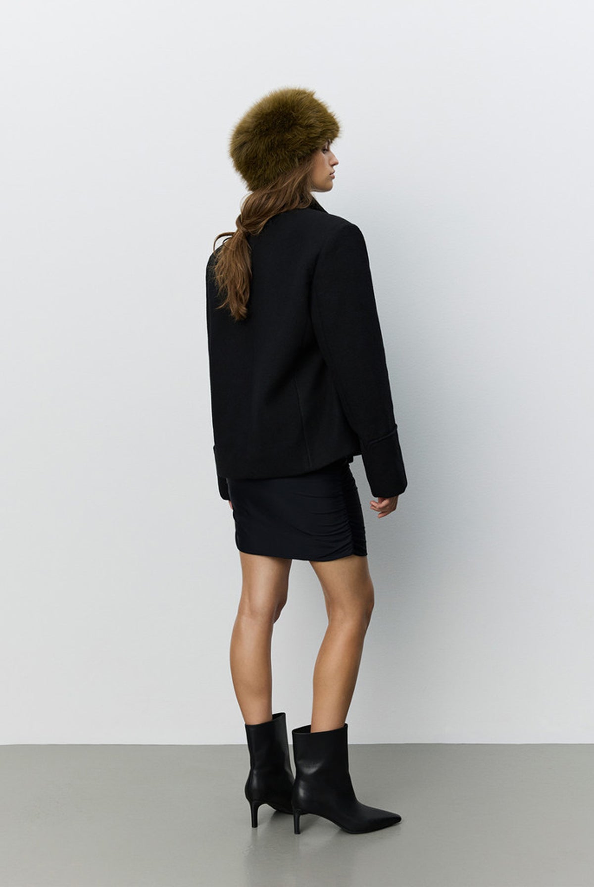 JOLINESW BOXY DOUBLE BREASTED 1000 Black - S264220