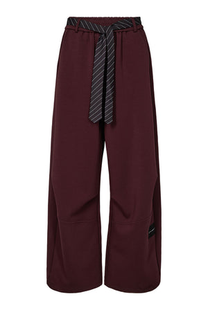 Maxi Split Tie Pant Wine - HL10923
