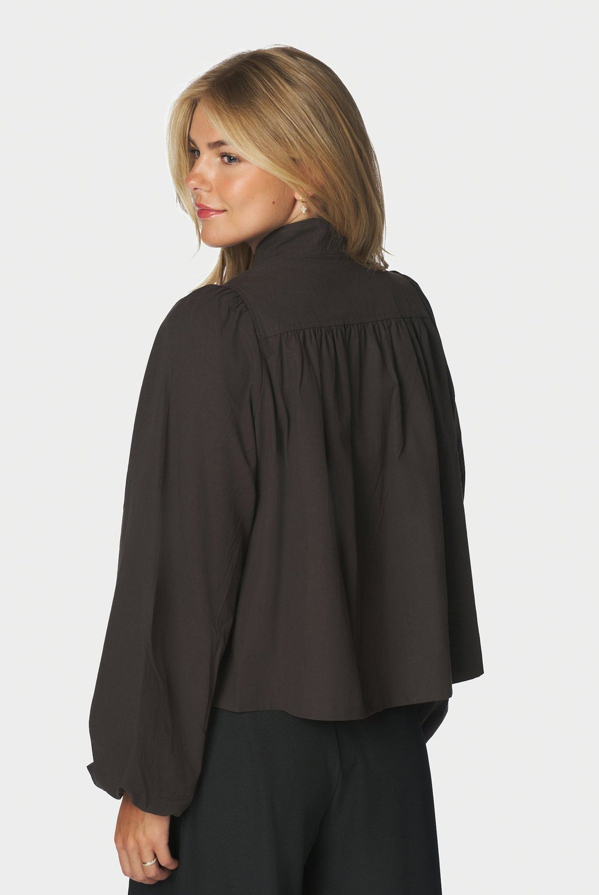 Tirsa Twill Jacket Dark brown - 168103