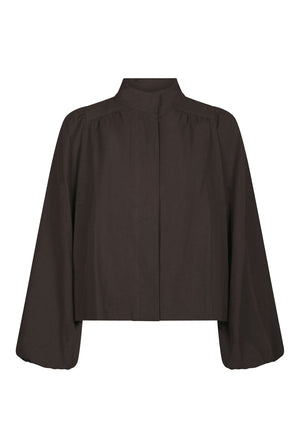 Tirsa Twill Jacket Dark brown - 168103