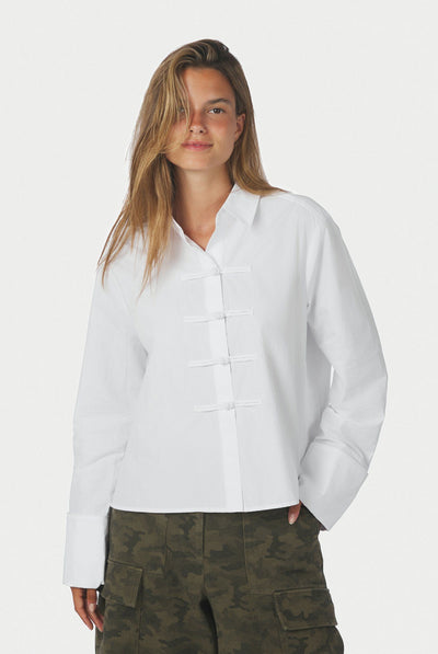 Cam Poplin Shirt OFF WHITE - 170424 Thumbnail