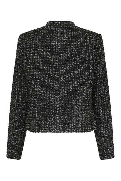 Denisa Boucle Jacket Black - 170180 Thumbnail