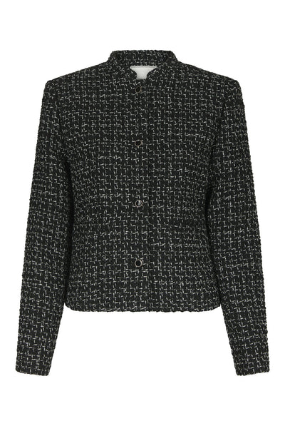 Denisa Boucle Jacket Black - 170180 Thumbnail