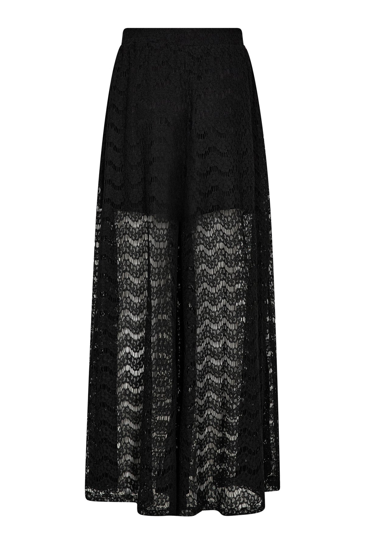 HarrietCC Lace Skirt Pant 96-Black - 41197