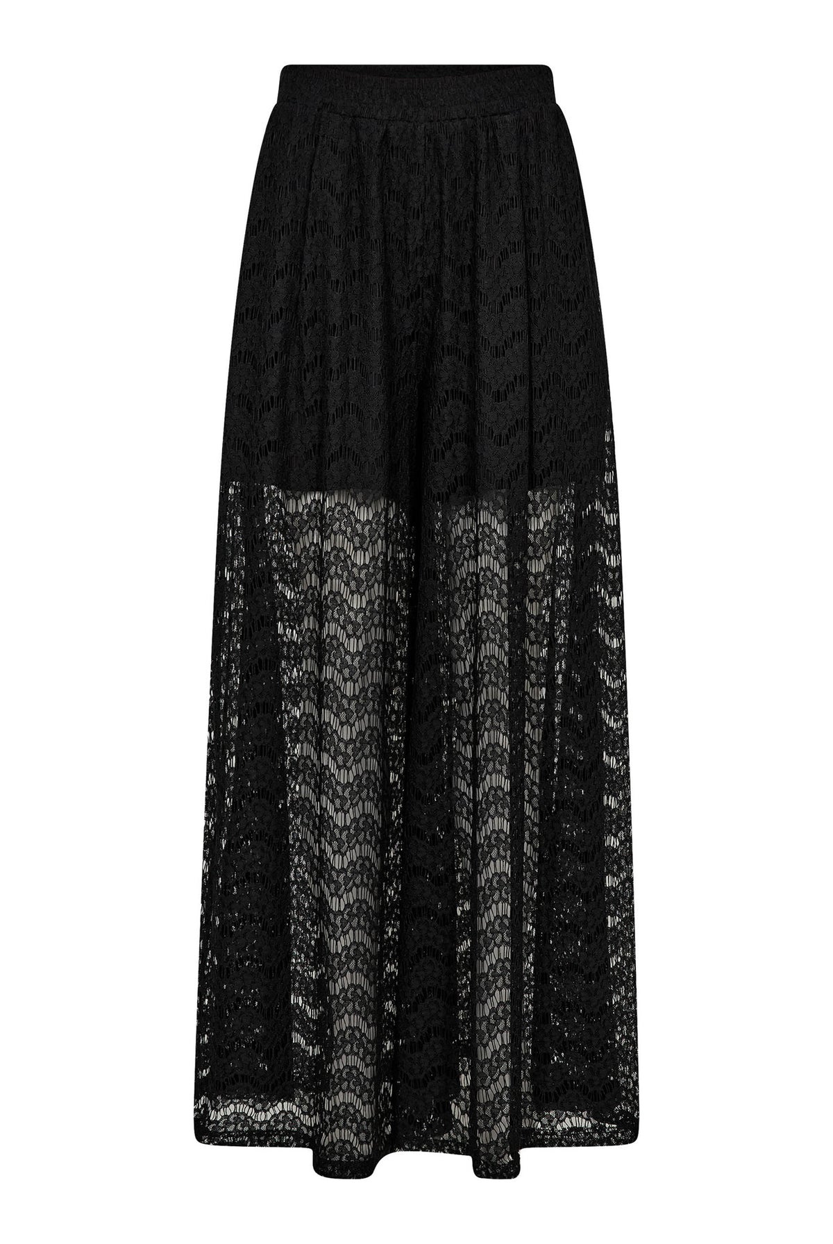 HarrietCC Lace Skirt Pant 96-Black - 41197