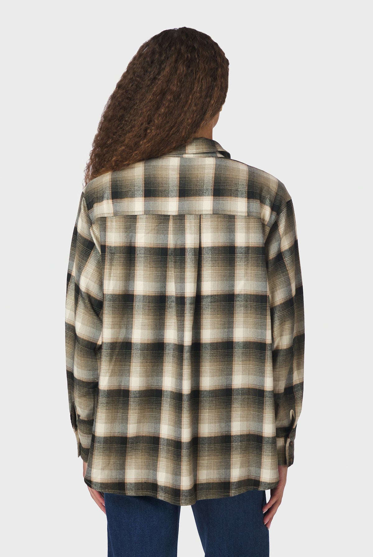 Dalma Flannel Check Shirt ARMY - 171678