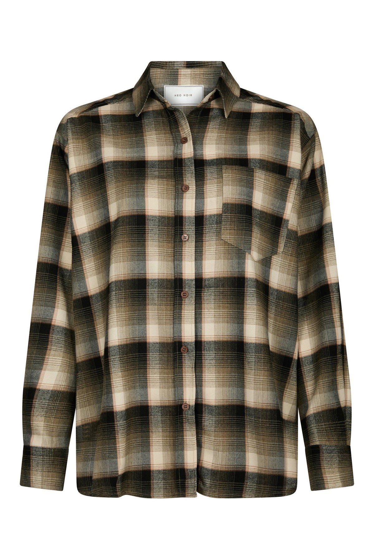 Dalma Flannel Check Shirt ARMY - 171678