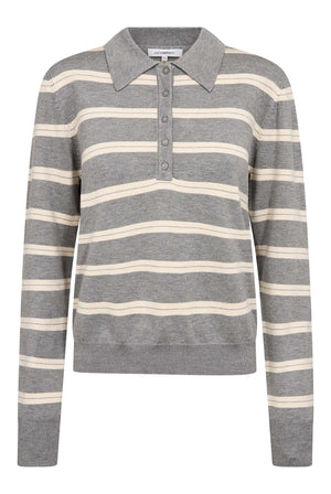 LueCC Padded Polo Knit 10003-Creme - 500429