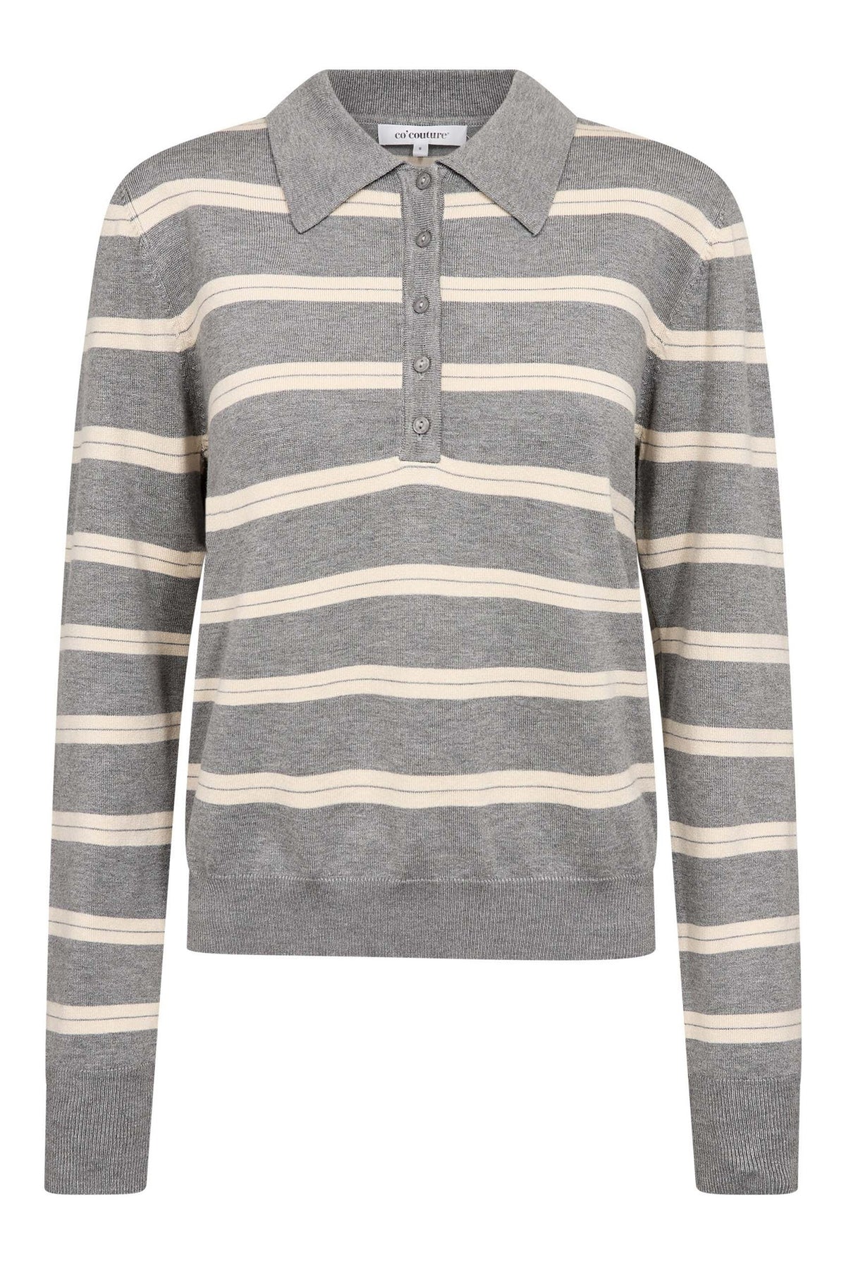 LueCC Padded Polo Knit 10003-Creme - 500429