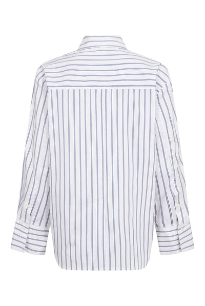 SomoCC Stripe Shirt 10001-White - 500371 Thumbnail