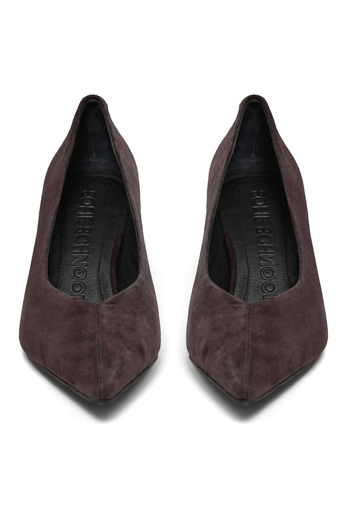 Robinsw Suede Stiletto Dark brown - T455