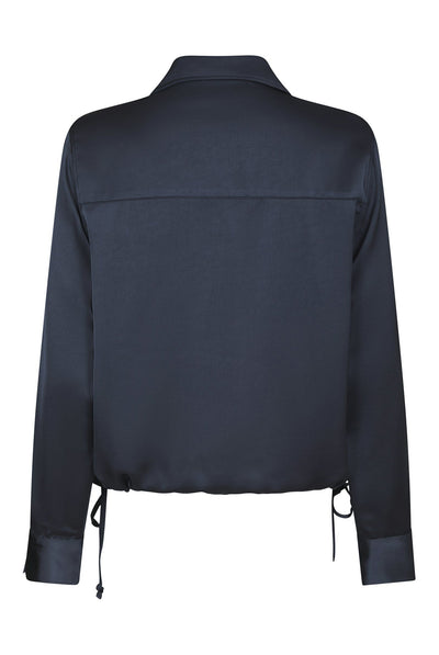 Manille Heavy Sateen Shirt MIDNIGHT BLUE - 169616 Thumbnail