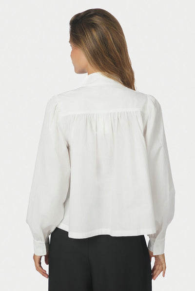 Melya Poplin Shirt White - 171025 Thumbnail