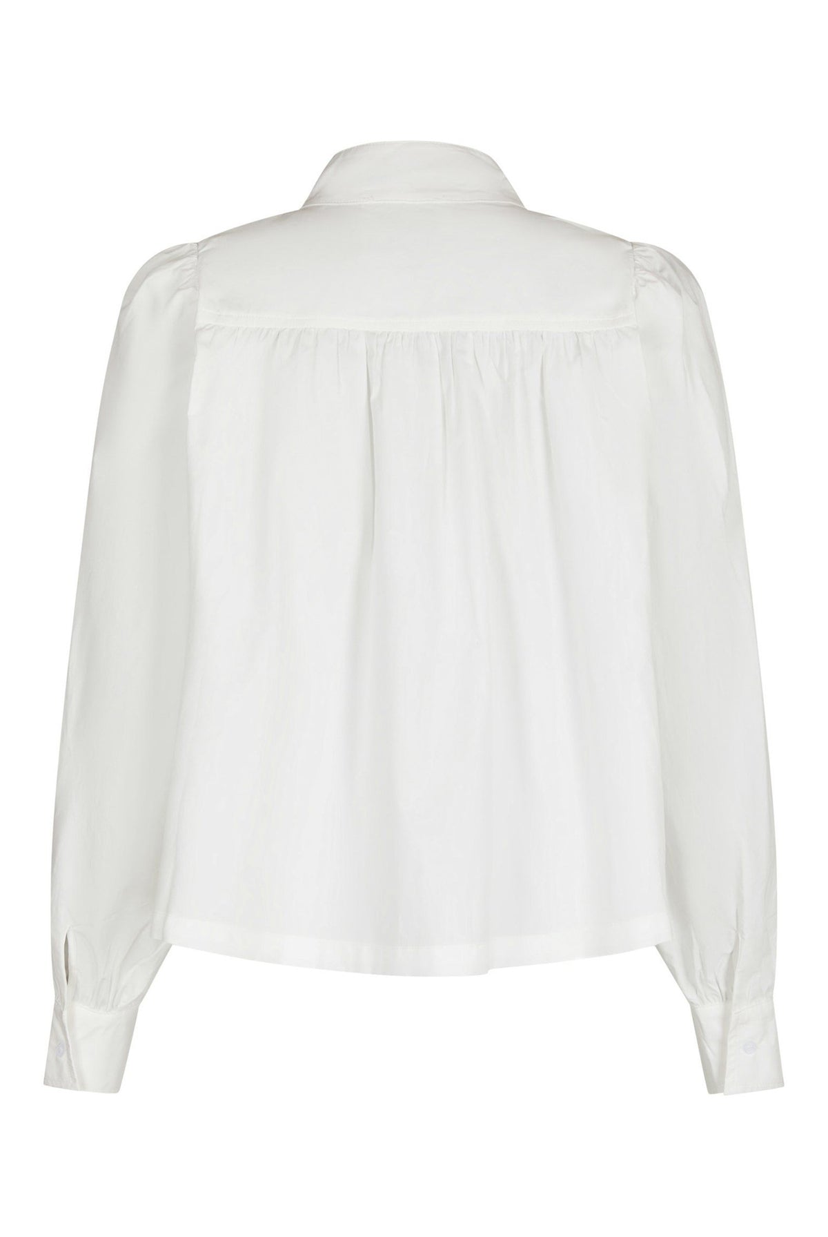 Melya Poplin Shirt White - 171025