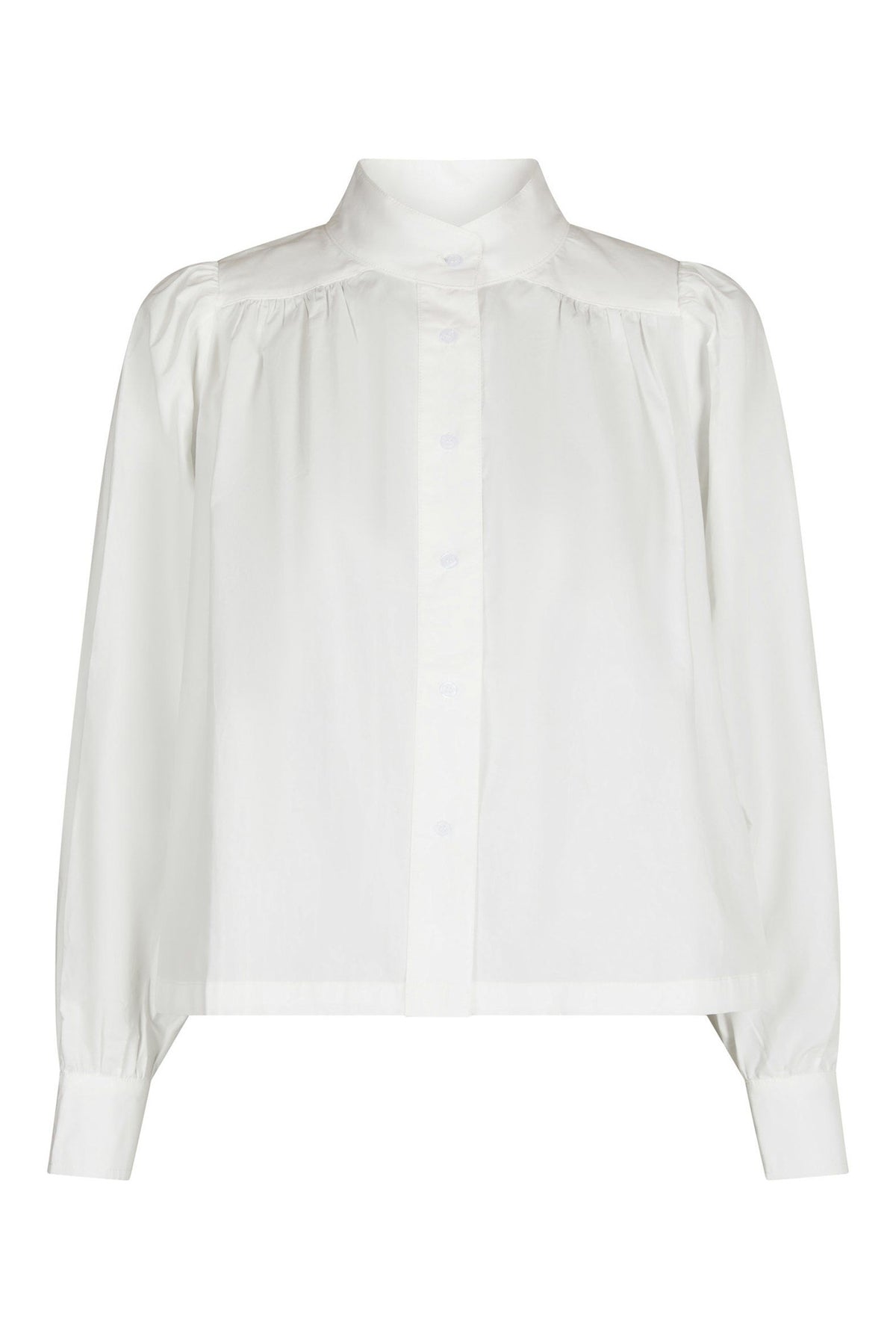 Melya Poplin Shirt White - 171025