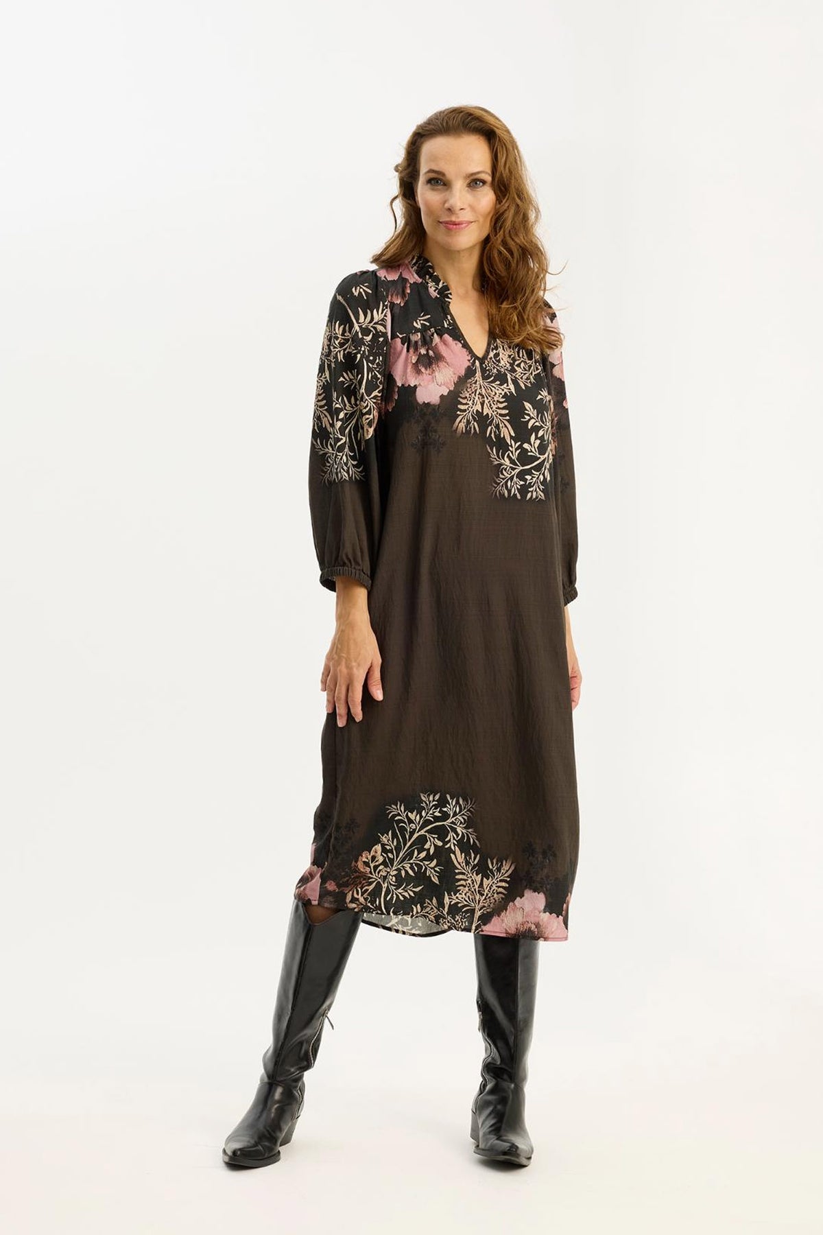 Lilly dress Mocca - 16862