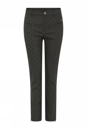 Lina 7/8 w. zip Jacquard 5370-Circle - 6841/4209