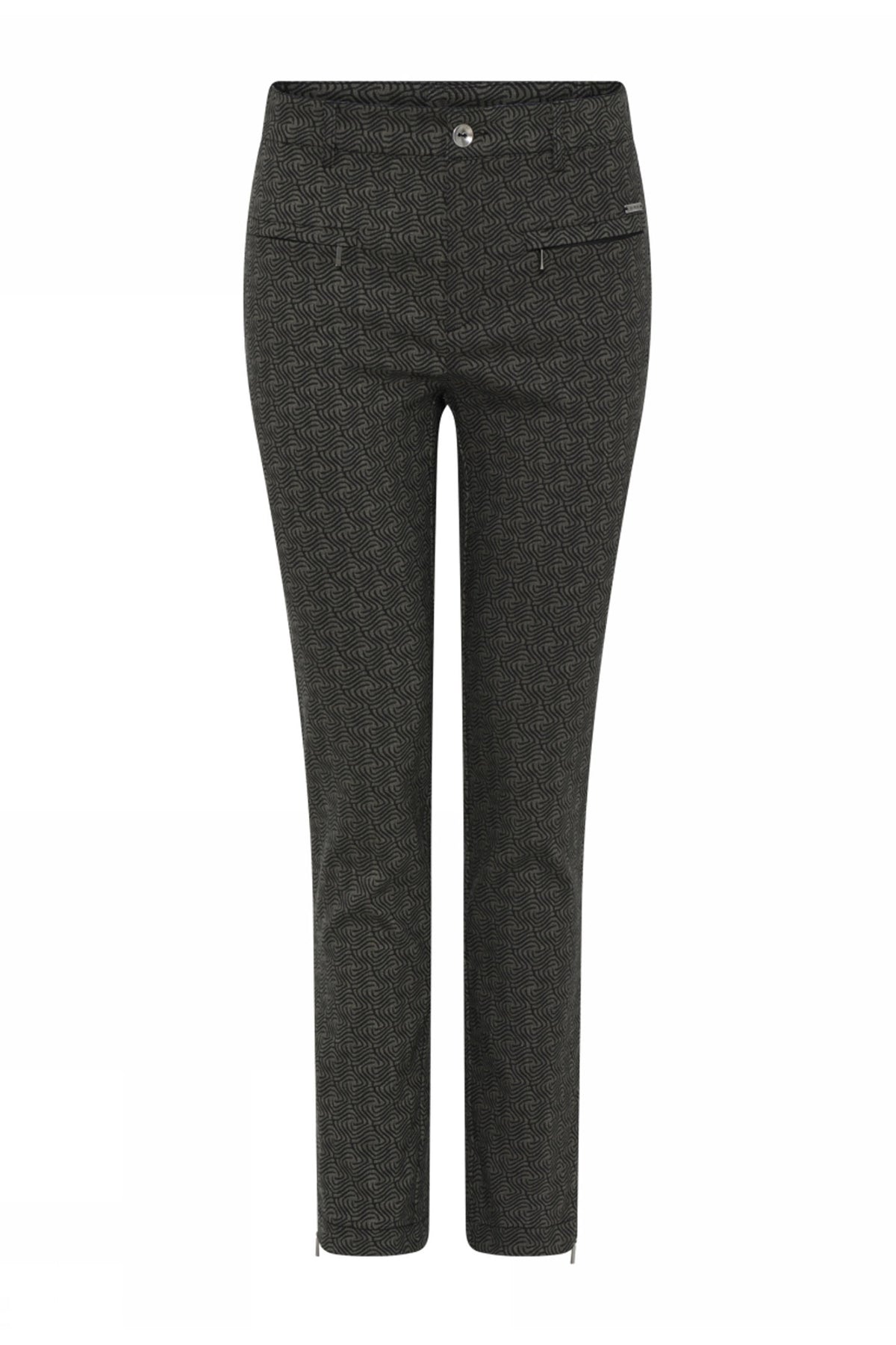 Lina 7/8 w. zip Jacquard 5370-Circle - 6841/4209