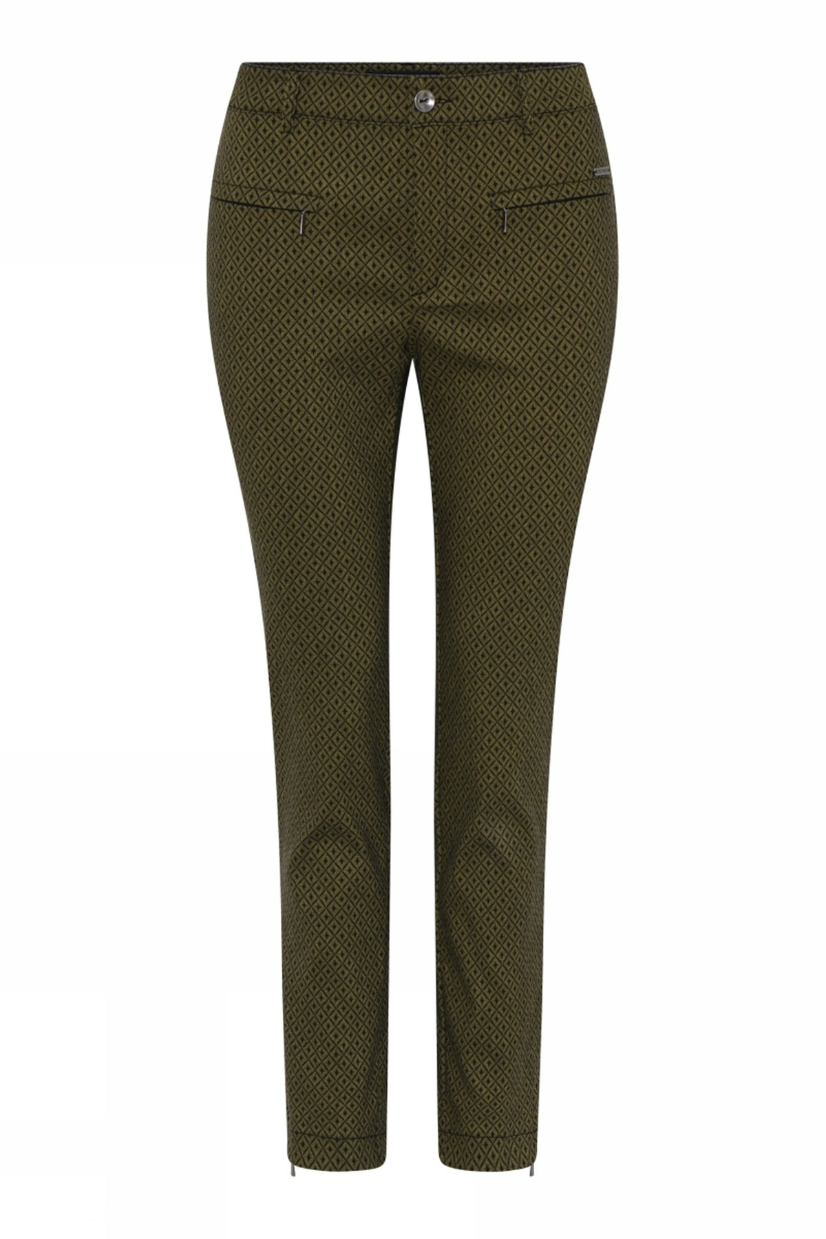 Lina 7/8 w. zip Jacquard 6876-Diamond - 6841/4209