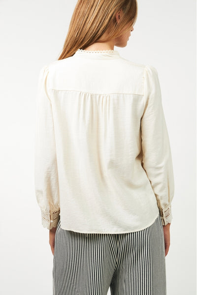 LuceLL Shirt LS 02 Creme - 25531-1007 Thumbnail