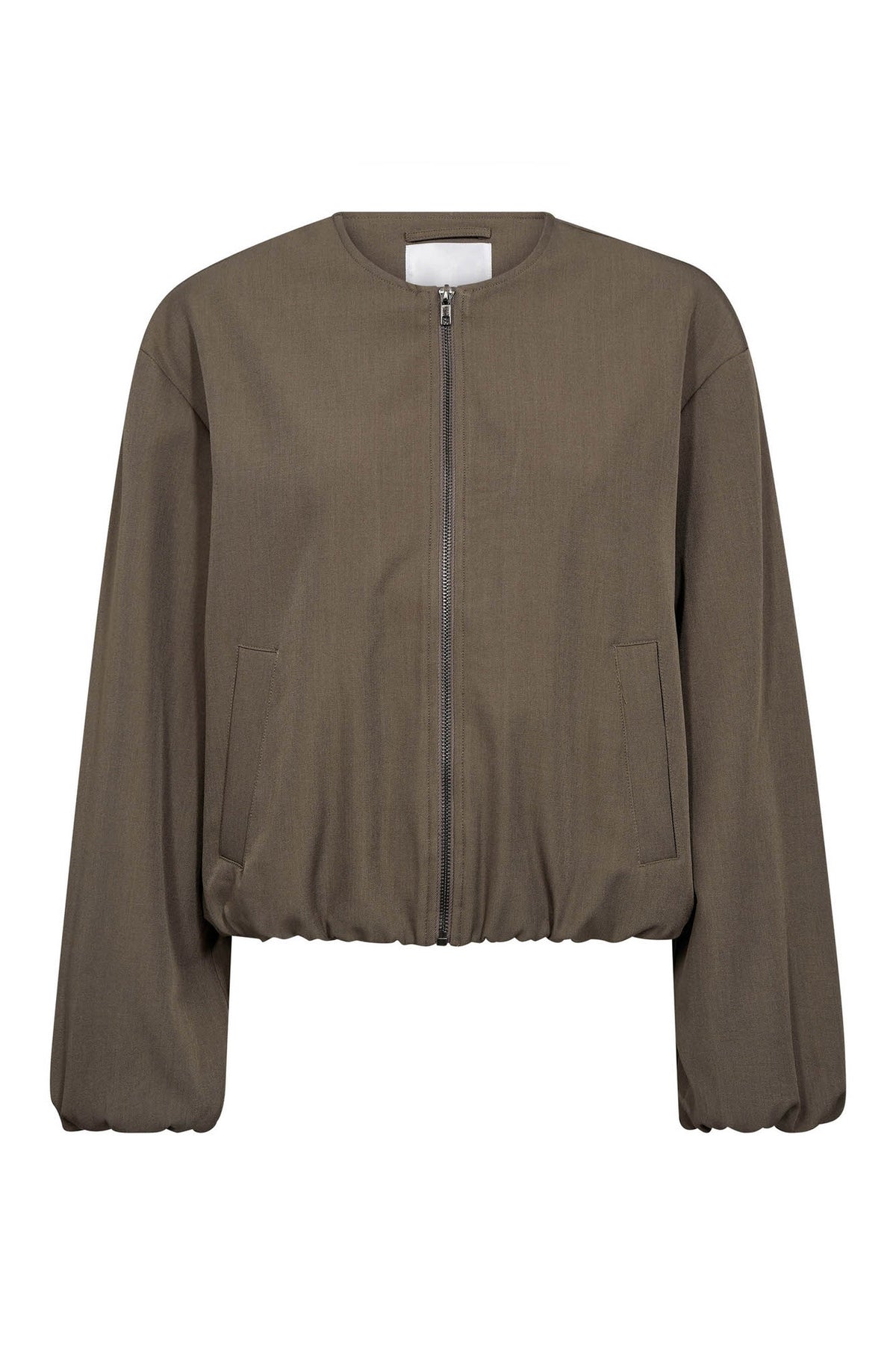 LunaCC Balloon Zip Jacket 154-Walnut - 30330