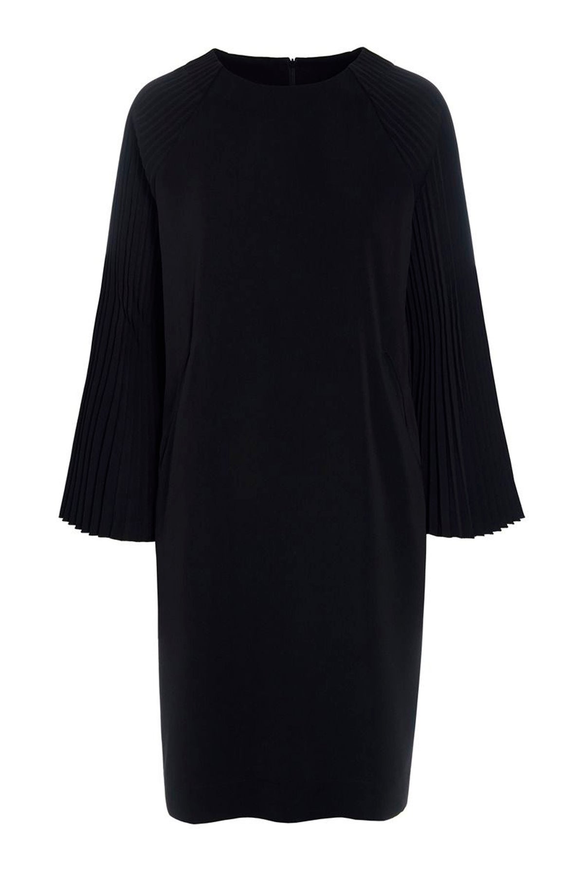 Yume kjole med plissé detalje Black - 267-2491-5935