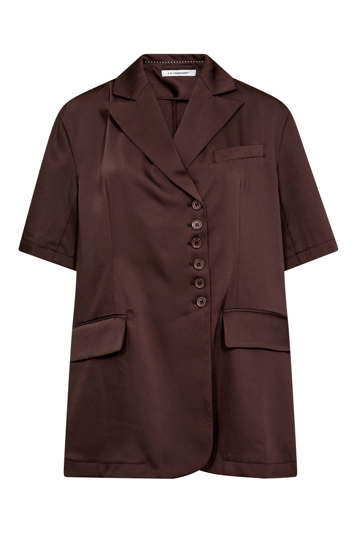 40048 MeiCC SS Blazer 20003-Dark Brown - 500761
