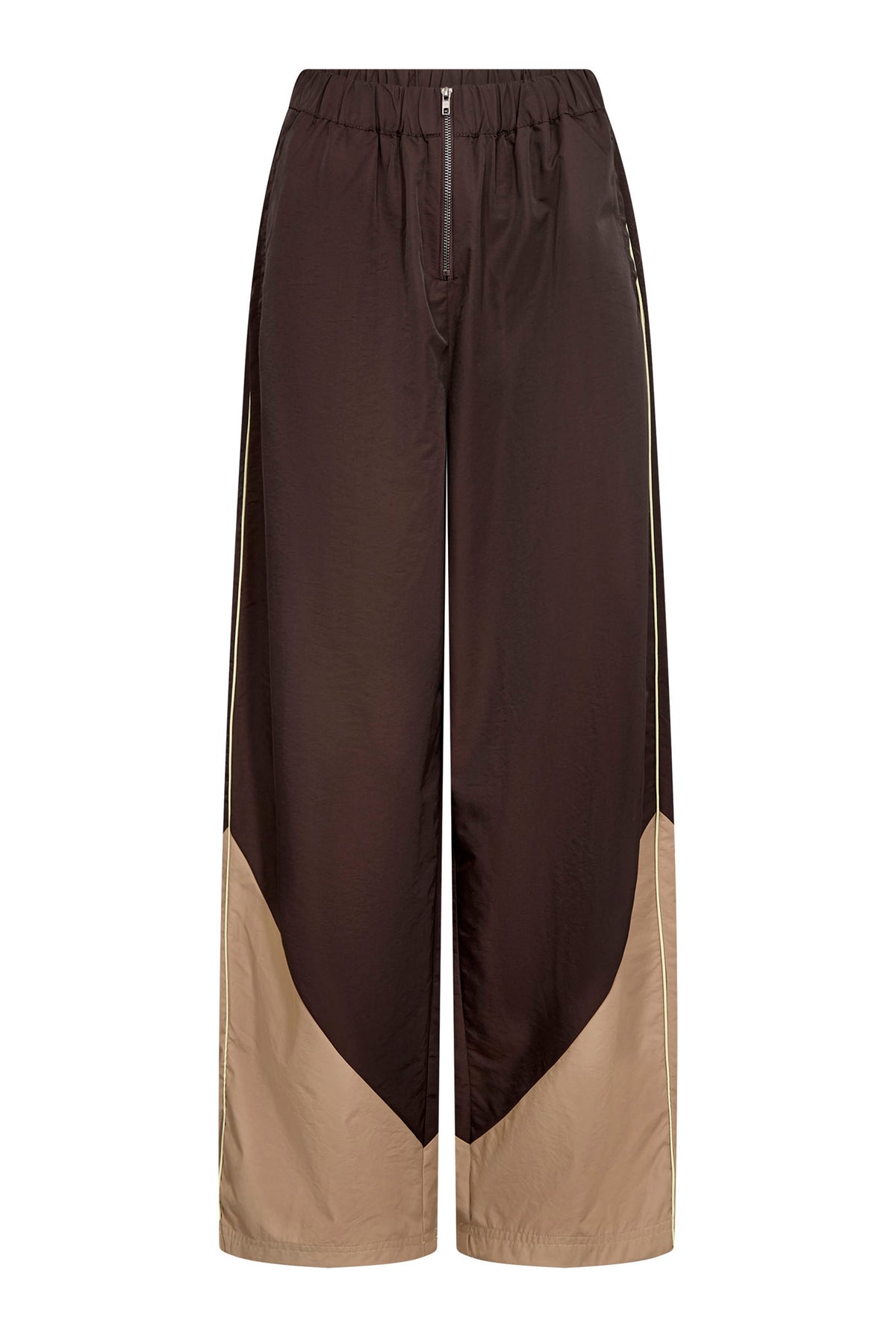 Aloracc Block Pant Dark brown - 500847