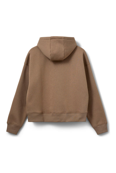 BASIKSW HOODIE 7155 Nougat Brown - SNOS702 Thumbnail