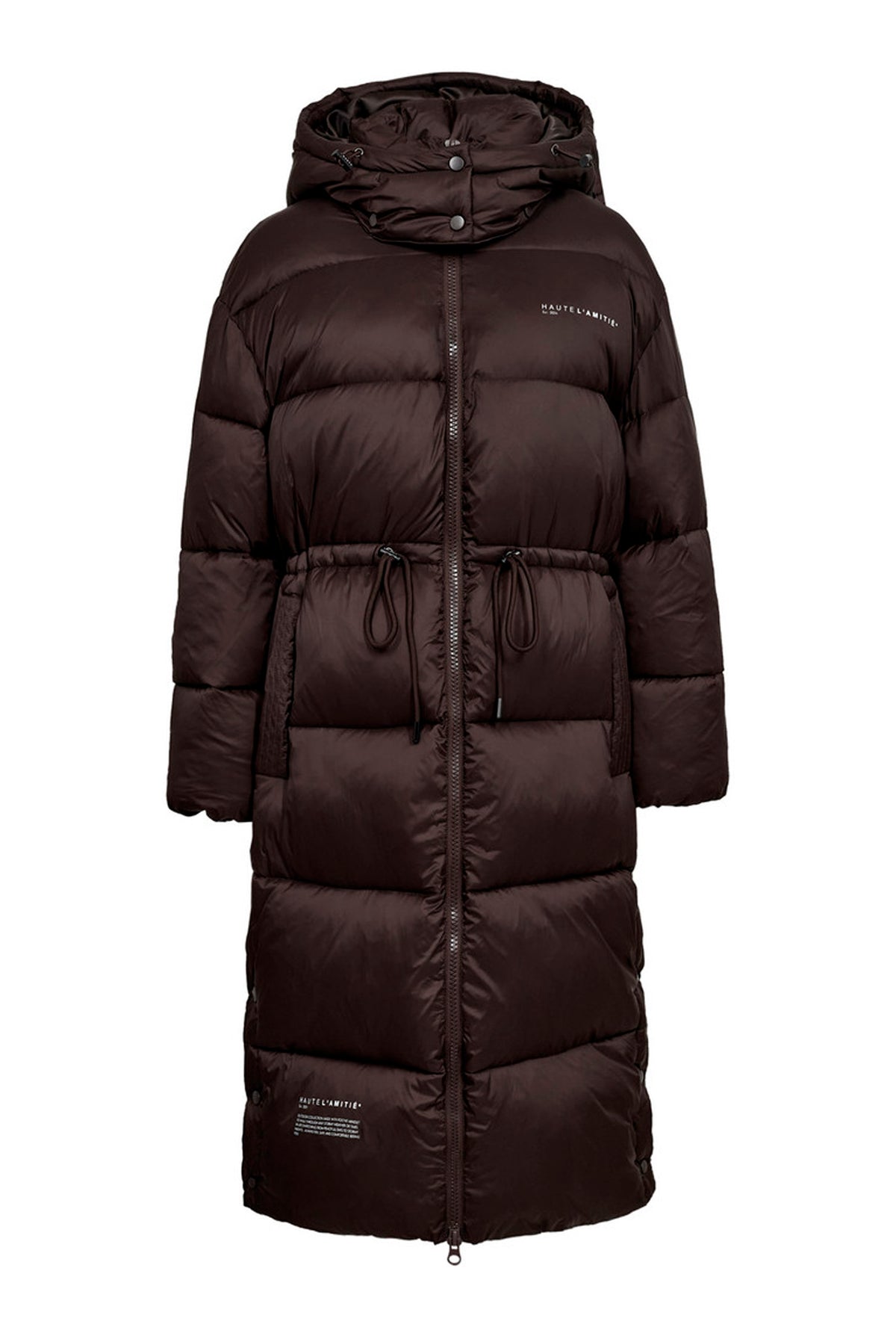 Climb Long Puffer Jacket Mocca - HL10715