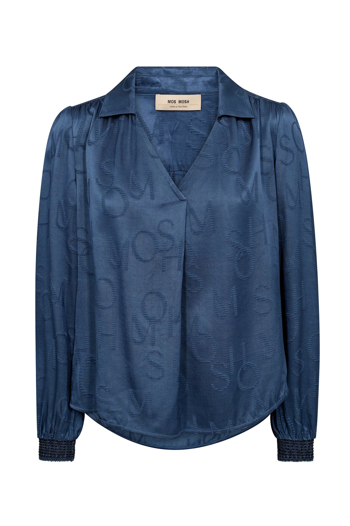 MMAldo Monogram Blouse Ensign Blue - 175590