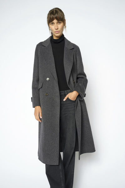 MMAlva Loisa Coat ANTRACIT - 183490 Thumbnail