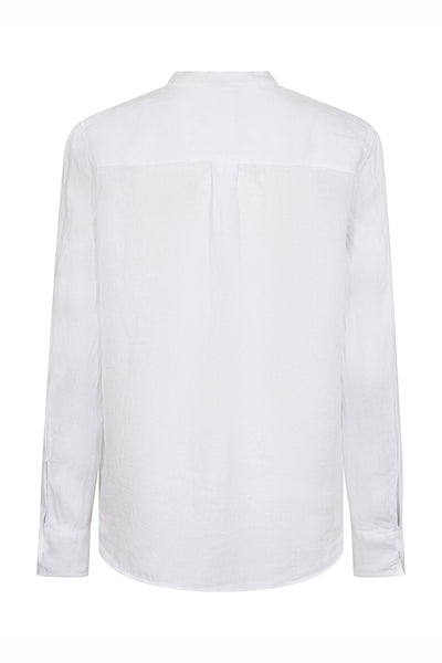 MMArtina Linen Shirt White - 178000 Thumbnail