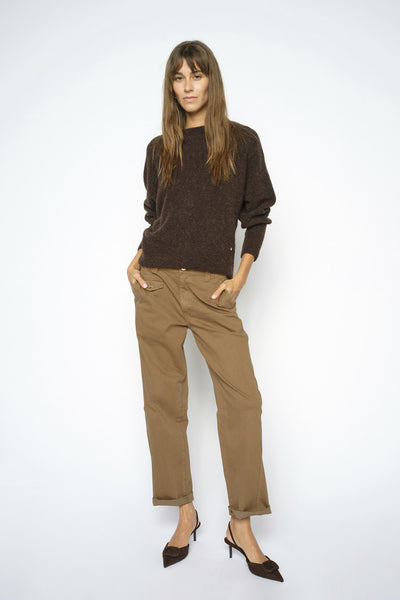MMAymen Len Pant Dark Camel - 176540 Thumbnail